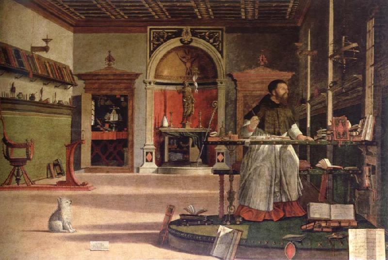 Vittore Carpaccio vision of st.augustine china oil painting image